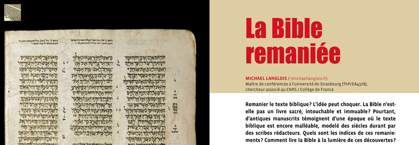 quand la science vient à la rencontre de la bible